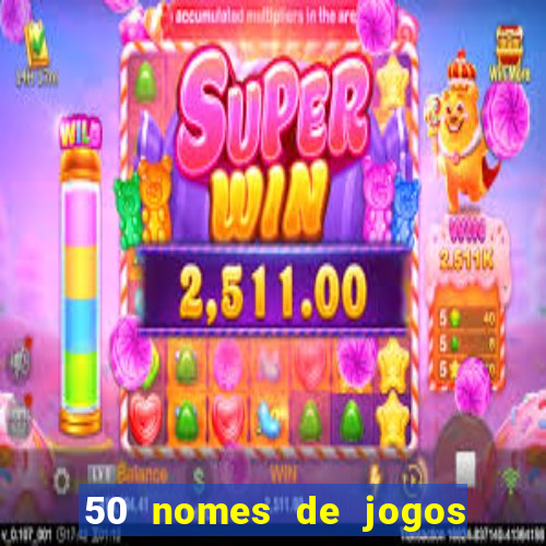 50 nomes de jogos com bola